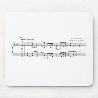 Mousepad Sinfonia de Beethoven nº 9 (Preto)