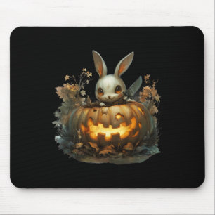 Mousepad Sinister Bunny Mayhem Assustador Bunny Pumpk do Ha