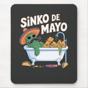 Mousepad Sinko de Mayo Cinco De Mayo Cactus Funny