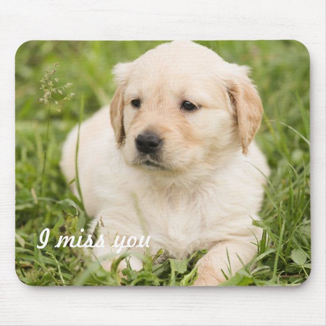 Mousepad Sinto saudades de você (Frente)