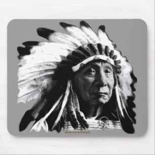 Mousepad Sioux - Chefe Histórico Nativo Americano Joseph