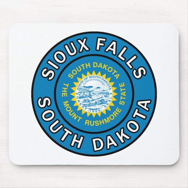 Mousepad Sioux Falls South Dakota (Frente)