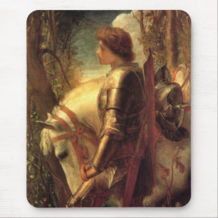 Mousepad Sir Galahad (Cavaleiro Arthuriano da Mesa redonda)