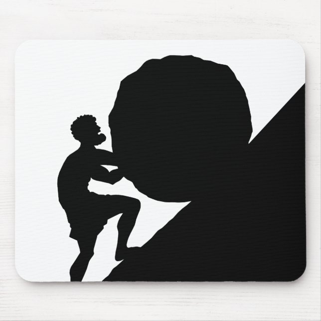 Mousepad Sísifo e Rocha, Mitologia Grega (Frente)