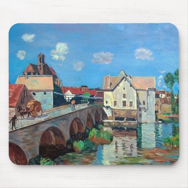 Mousepad Sisley... a ponte na Moret (Frente)