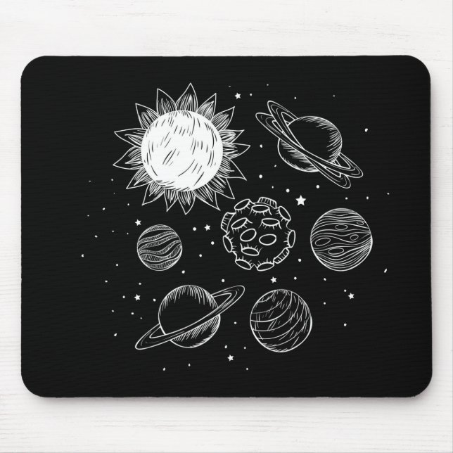 Mousepad Sistema Solar (Frente)