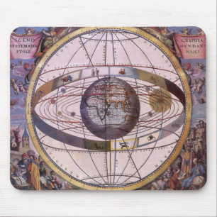 Mousepad Sistema solar Ptolemaic antigo, Andreas Cellarius