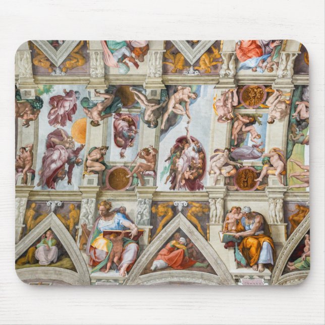 Mousepad Sistine Chapel Michelangelo - Vaticano, Roma, Itál (Frente)