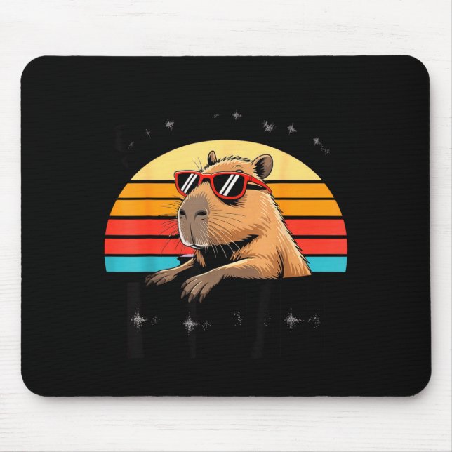 Mousepad Six Seven Bruh 67 Meme Capybara  (Frente)