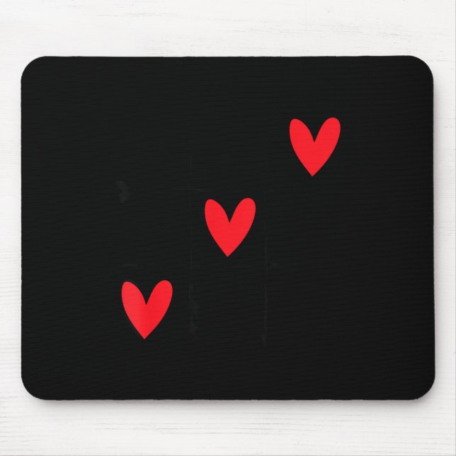Mousepad Six Seven Gamer 67 Valentines Day 6 7 Funny  (Frente)