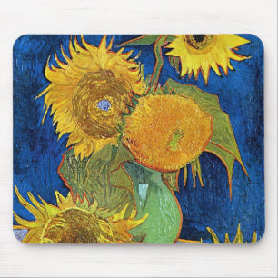Mousepad Six Sunflowers, Van Gogh