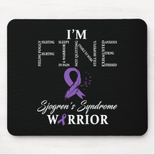 Mousepad Sjogren's Syndrome Warrior I'm Fine Down Syndrome