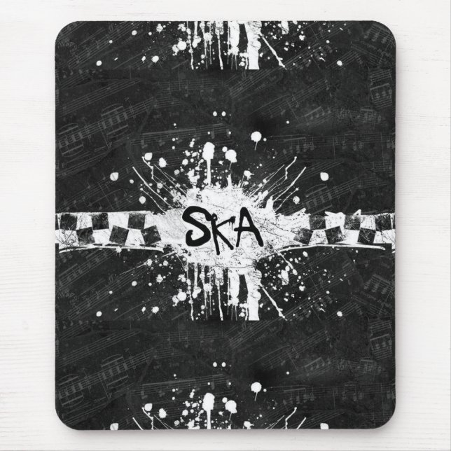Mousepad Ska music xingou o punk rock da antiga escola (Frente)