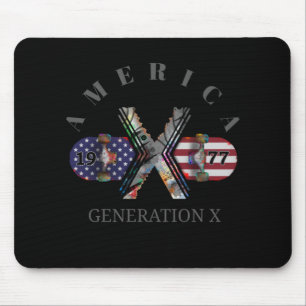 Mousepad skate americano geração X 1977