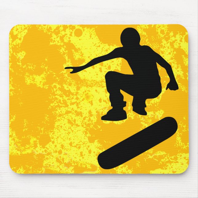 Mousepad skate, silhuetas. (Frente)