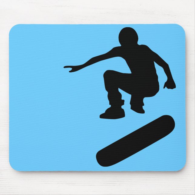 Mousepad skate, silhuetas. (Frente)