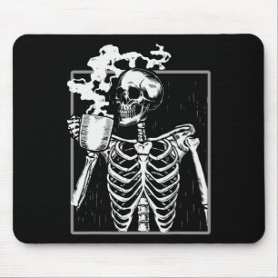 Mousepad SkelBebendo Café Diversão Homens Mulheres Alô