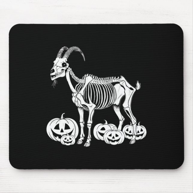 Mousepad Skeleton Birthday Halloween Mens Mulheres Crianças (Frente)