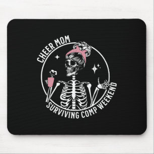 Mousepad Skeleton Café Saúde Mãe Sobrevivendo Comp Weekend 