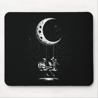 Mousepad Skeleton Casal Moon tocando violão