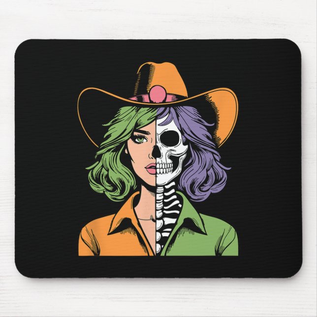 Mousepad Skeleton Halloween (Frente)
