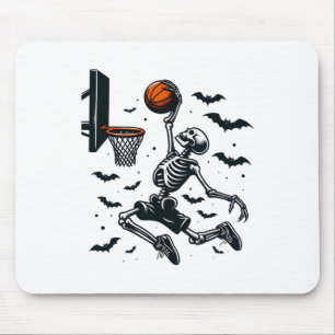 Mousepad Skeleton Halloween Skeleton Sketll Player