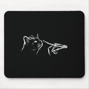 Mousepad Skeleton Hand Boop Pumpkin Negro Maluco