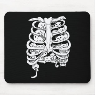 Mousepad Skeleton Hug Morto Mas Quente E Felpudo