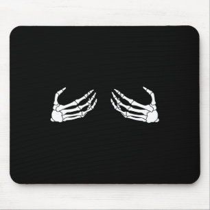 Mousepad Skeleton Mão Dia de as Bruxas engraçado Mama Feste