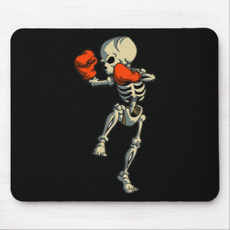 Mousepad Skeleton Muay Thai Halloween Kickboxing Mma Fighte
