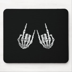 Mousepad Skeleton Rock Mão Preguiçosa Halloween Costume Leg