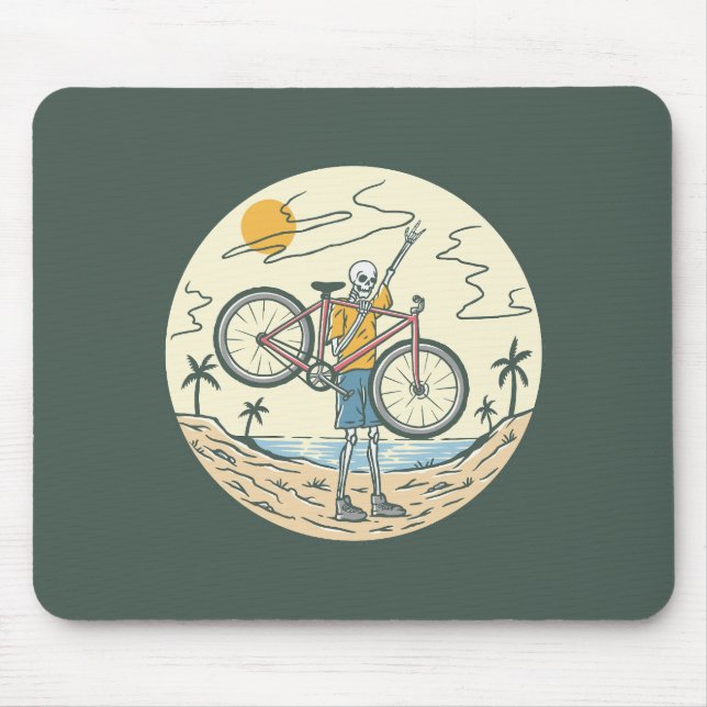 Mousepad Skeleton Summer Bike (Frente)
