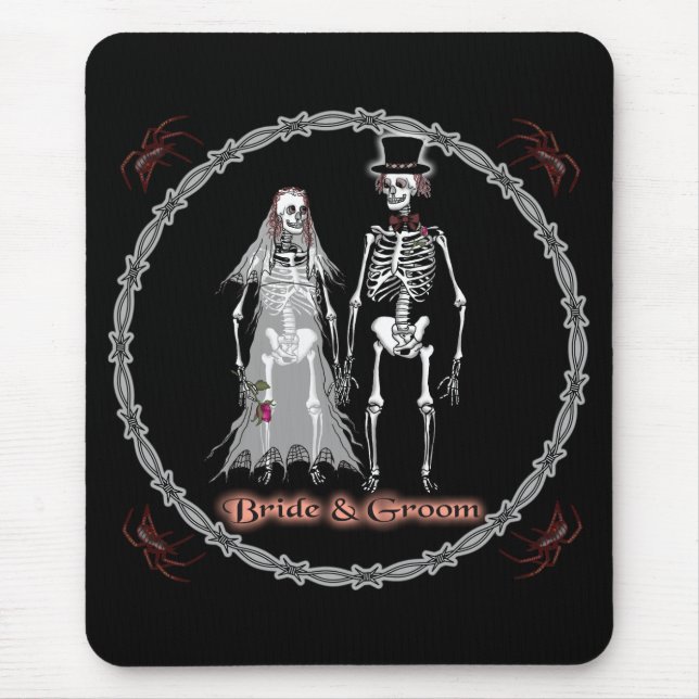Mousepad Skeleton Wedding (Frente)