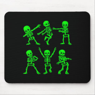Mousepad Skeletons Dançando Desafio Menina Meninos H