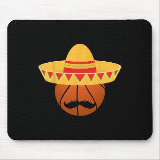 Mousepad Sketll Sombrero For Cinco De Mayo Fiesta Celebrati