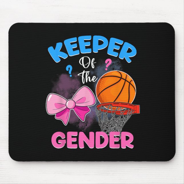 Mousepad Sketll Themed Keeper Of The Gender Reveal Family P (Frente)