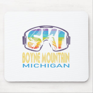 Mousepad Ski Boyne Mountain Michigan Férias de Esqui