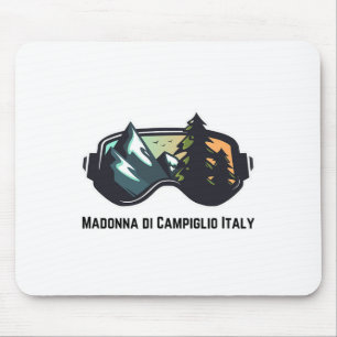 Mousepad Ski Madonna Di Campiglio Itália Esqui de montanha 