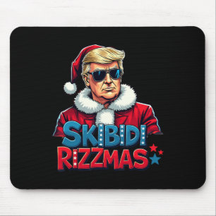 Mousepad Skibidi Rizzmas Natal Rizz Papai Noel Trump S