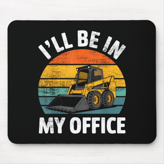 Mousepad Skid Steer Operator Construction Heavy Equipment J (Frente)