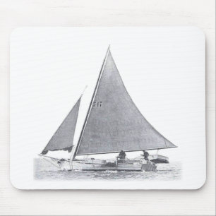 Mousepad Skipjack da baía de Chesapeake