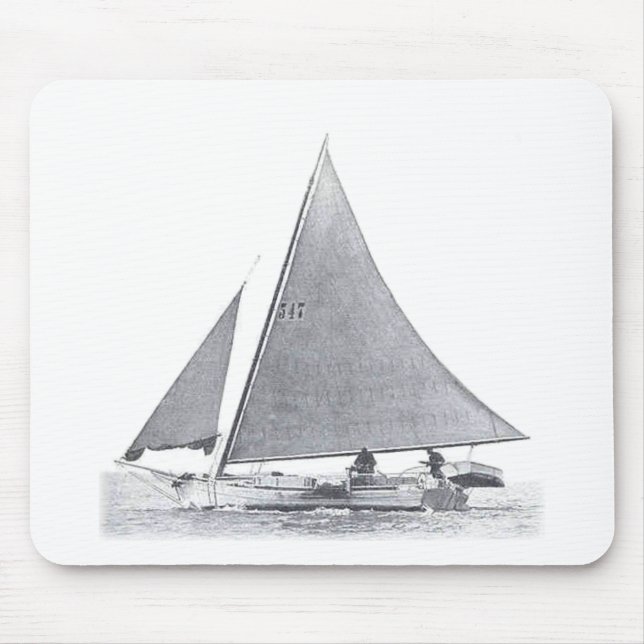 Mousepad Skipjack da baía de Chesapeake (Frente)