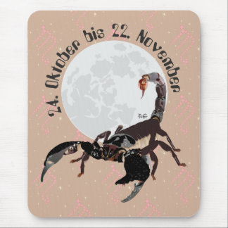 Mousepad Skorpion 24. Outubro bis 22 novembro Mausmatte