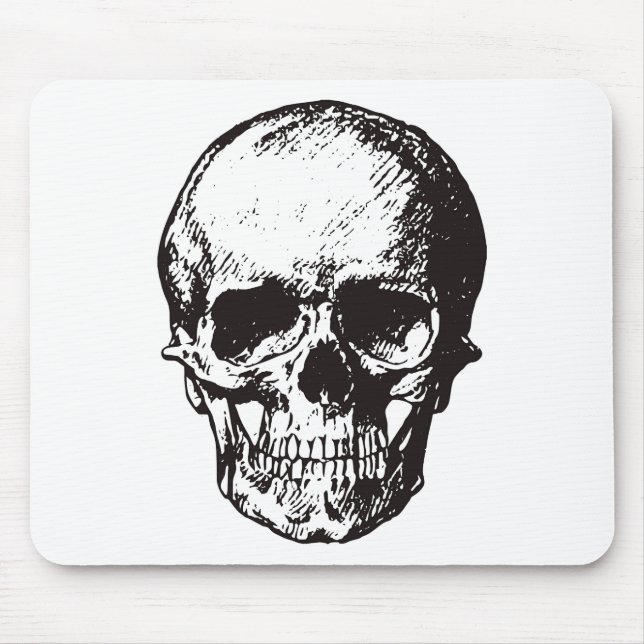 Mousepad Skull Fantasy Art Rock Punk Heavy Metal (Frente)