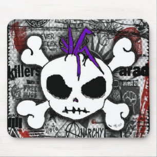 Mousepad Skull Punk