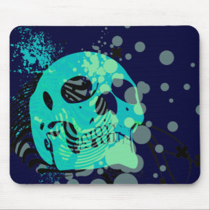 Mousepad skullz. acima com das bolhas