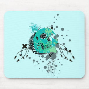 Mousepad Skullz, com bolhas.