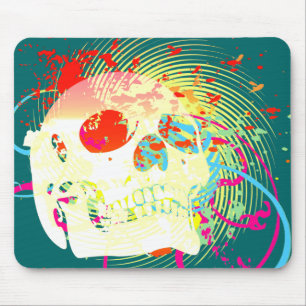 Mousepad Skullz. setas torcidas.