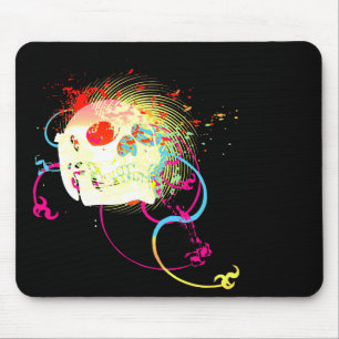 Mousepad Skullz. setas torcidas.