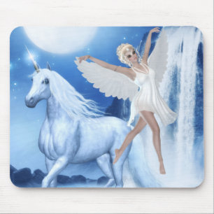 Mousepad Sky Faerie Asparas e Unicorn